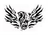 tribal phoenix free tattoo